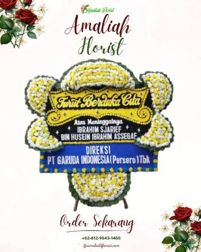 Papan Bunga Duka di Cirendang