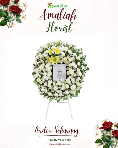 Krans Bunga Duka Cita di Cirendang