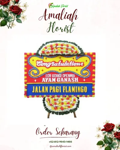 Bunga Papan Congratulation di Cirendang